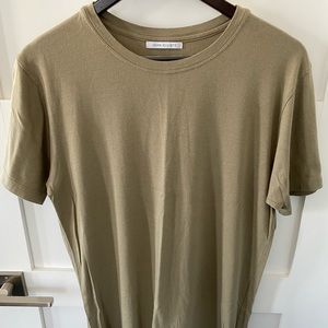 John Elliott Classic Crew in Sage Size 2/M